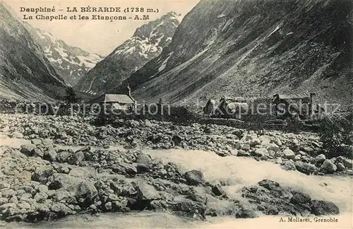 AK / Ansichtskarte La Berarde Chapelle Etancons Kat. Saint Christophe en Oisans