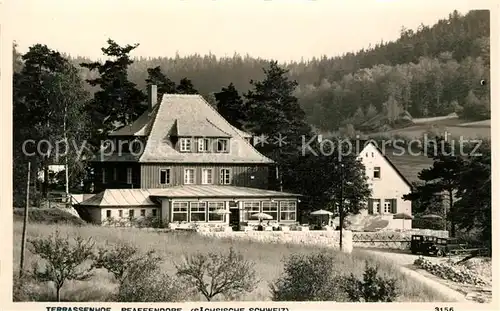 AK / Ansichtskarte Pfaffendorf Koenigstein Terrassenhof Kat. Koenigstein Saechsische Schweiz