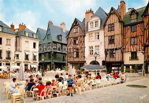 AK / Ansichtskarte Tours Indre et Loire Tours Place Plumereau  Kat. Tours