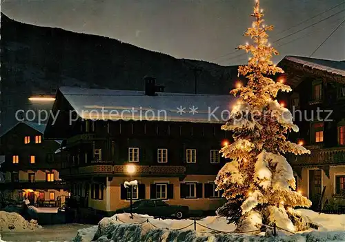 AK / Ansichtskarte Stumm Zillertal Christbaum Nachtaufnahme Kat. Stumm