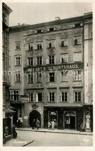 AK / Ansichtskarte Salzburg Oesterreich Mozarts Geburtshaus Kat. Salzburg