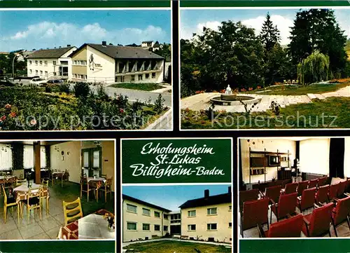 AK / Ansichtskarte Billigheim Baden Erholungsheim St Lukas Kat. Billigheim