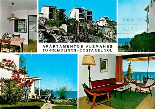 AK / Ansichtskarte Torremolinos Apartamentos alemanes Kat. Malaga Costa del Sol