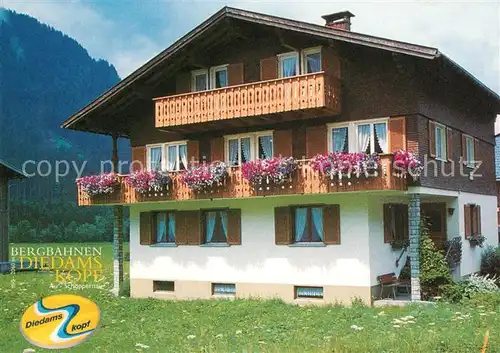 AK / Ansichtskarte Schoppernau Vorarlberg Gaestehaus Olga Willi Kat. Schoppernau