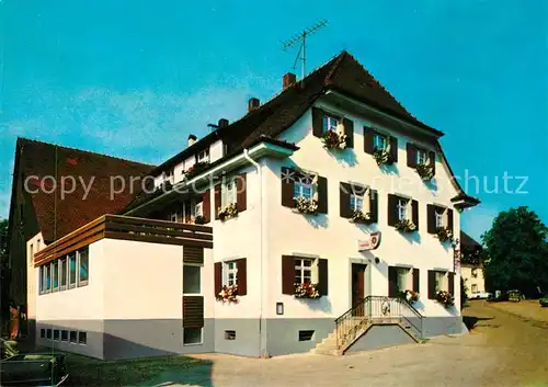 AK / Ansichtskarte Wittnau Breisgau Gasthaus Pension zum Hirschen Kat. Wittnau