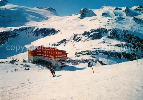 AK / Ansichtskarte Rudolfshuette Trainingslager der oesterreichischen Olympia Mannschaft am Weisssee Winterpanorama Alpen Kat. Uttendorf