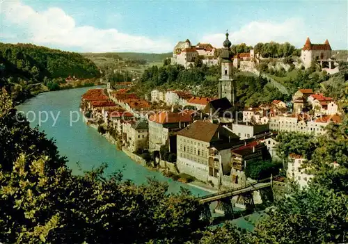 AK / Ansichtskarte Burghausen Salzach Panorama Kat. Burghausen