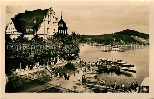 AK / Ansichtskarte Saalburg Saale Hotel Kranich  Kat. Saalburg Ebersdorf