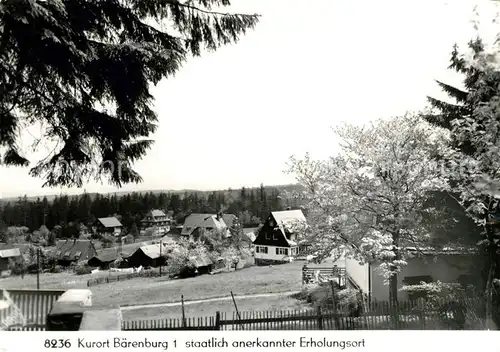 AK / Ansichtskarte Baerenburg Sachsen Ortsansicht Kat. Altenberg