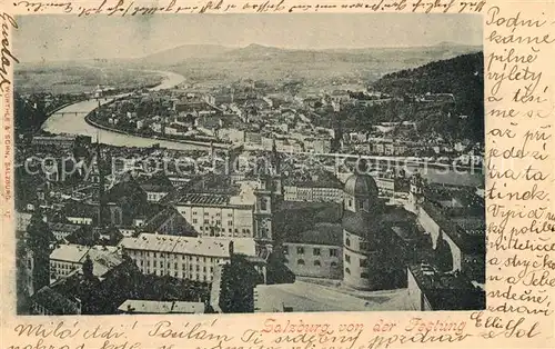 AK / Ansichtskarte Salzburg Oesterreich Blick von der Festung Kat. Salzburg