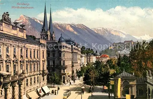 AK / Ansichtskarte Salzburg Oesterreich Westbahnstrasse Kat. Salzburg