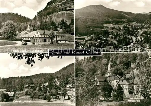 AK / Ansichtskarte Oybin HOG Voelkerfreundschaft Hochwald OT Hoelle Bergkirche Kat. Kurort Oybin