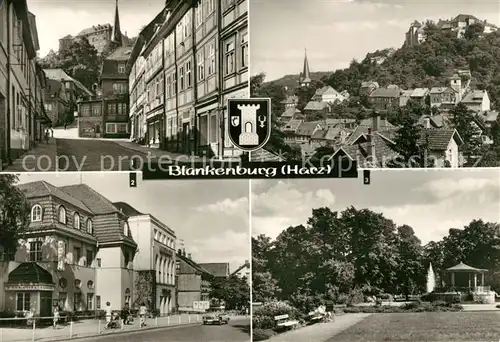 AK / Ansichtskarte Blankenburg Harz Traenkestrasse Kurhotel Im Thiepark Kat. Blankenburg