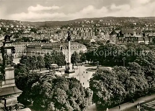 AK / Ansichtskarte Stuttgart Schlossplatz Kat. Stuttgart