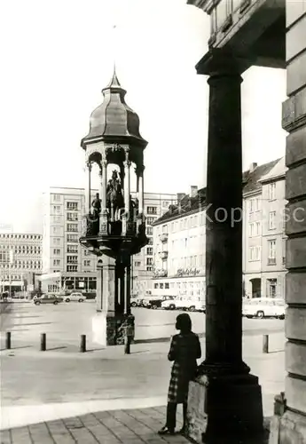 AK / Ansichtskarte Magdeburg Magdeburger Reiter auf dem Alten Markt Kat. Magdeburg