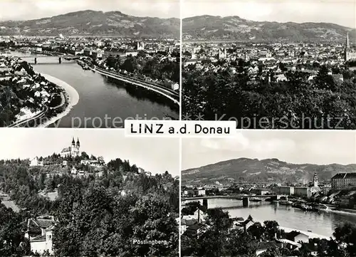 AK / Ansichtskarte Linz Donau Panorama Poestlingberg Kat. Linz