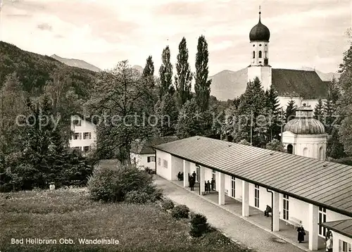 AK / Ansichtskarte Heilbrunn Bad Wandelhalle Kat. Bad Heilbrunn