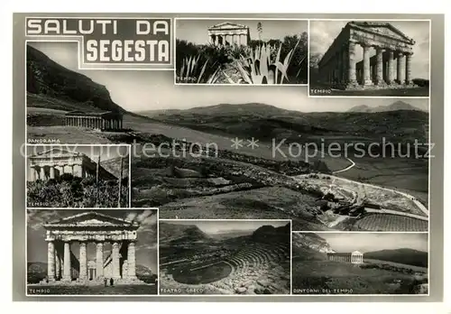 AK / Ansichtskarte Segesta Panorama Tempel  Kat. Italien