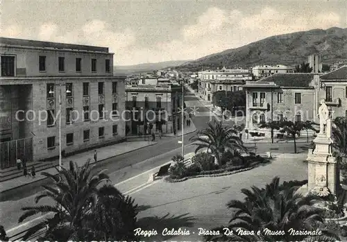 AK / Ansichtskarte Reggio di Calabria Piazza DeNova Museo Nazionale Kat. Reggio di Calabria