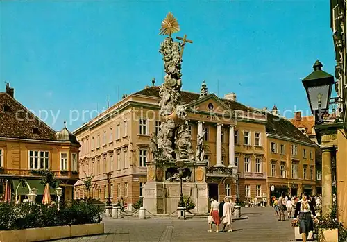 AK / Ansichtskarte Baden Wien Hauptplatz Pestsaeule Kat. Baden