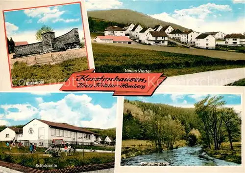 AK / Ansichtskarte Kerstenhausen Hessen Ehrenmal Neues Viertel Schule Schwalm Kat. Borken (Hessen)