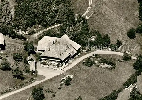 AK / Ansichtskarte Schoenau Schwarzwald Fliegeraufnahme Gasthaus zum Maien Boellen Kat. Schoenau im Schwarzwald