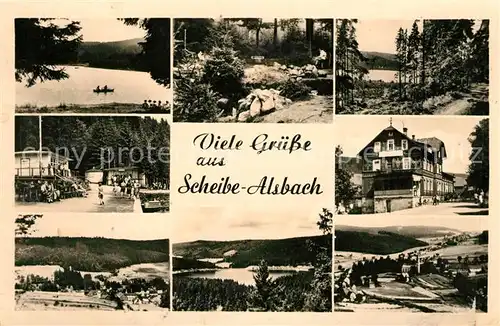 AK / Ansichtskarte Scheibe Alsbach Orts und Teilansichten Kat. Scheibe Alsbach