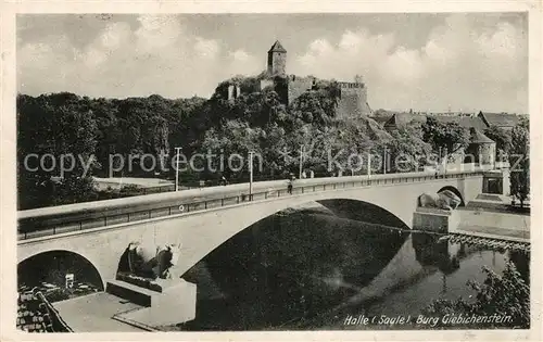 AK / Ansichtskarte Halle Saale mit Burg Giebichenstein Kat. Halle