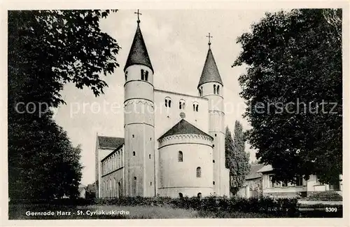 AK / Ansichtskarte Gernrode Harz St. Cyriakuskirche  Kat. Gernrode Harz