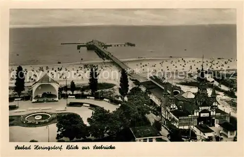 AK / Ansichtskarte Heringsdorf Ostseebad Usedom Seebruecke  Kat. Heringsdorf