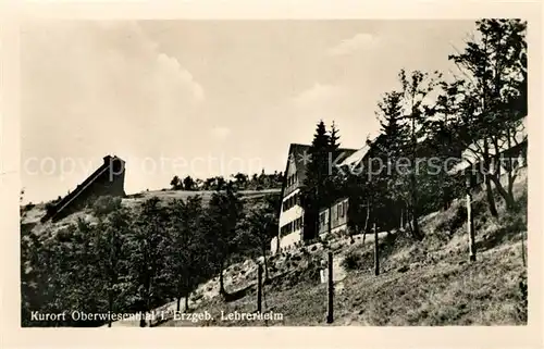 AK / Ansichtskarte Oberwiesenthal Erzgebirge Lehrerheim  Kat. Oberwiesenthal