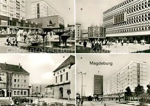 AK / Ansichtskarte Magdeburg Karl Marx Strasse Centrum Warenhaus Alter Markt Kat. Magdeburg