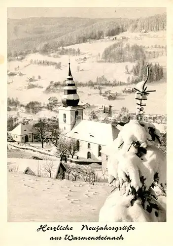 AK / Ansichtskarte Warmensteinach Winterlandschaft Kat. Warmensteinach Fichtelgebirge