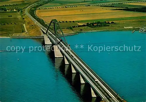 AK / Ansichtskarte Fehmarn Fehmarnsund Bruecke Fliegeraufnahme Kat. Fehmarn