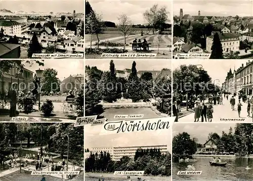 AK / Ansichtskarte Bad Woerishofen Sebastianeum Wiesenweg Klosterkirche Kurpromenade Kurhaus  Kat. Bad Woerishofen