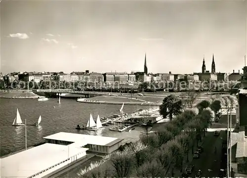 AK / Ansichtskarte Hamburg Lombardsbruecken Innenstadt Kat. Hamburg