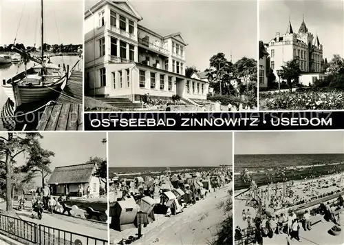 AK / Ansichtskarte Zinnowitz Ostseebad Ferienheim IG Wismut Reisebuero DDR 