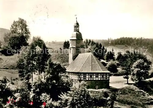 AK / Ansichtskarte Wildemann Evangelische Kirche Kat. Wildemann Harz