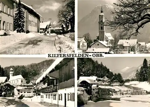 AK / Ansichtskarte Kiefersfelden Winterlandschaften Kirche Kat. Kiefersfelden