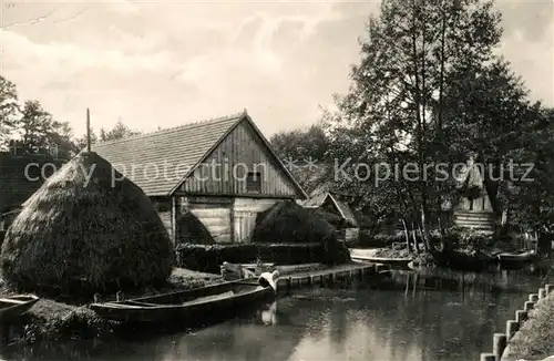 AK / Ansichtskarte Lehde Wasserstrasse  Kat. Luebbenau Spreewald