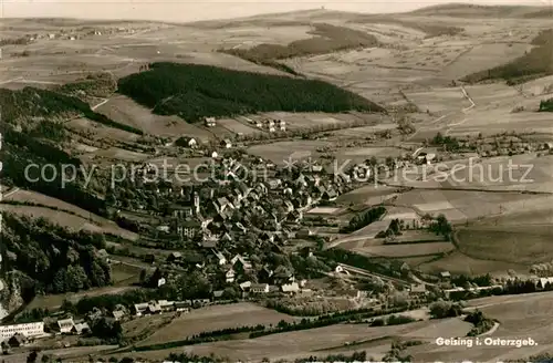 AK / Ansichtskarte Geising Erzgebirge Fliegeraufnahme Kat. Geising Osterzgebirge