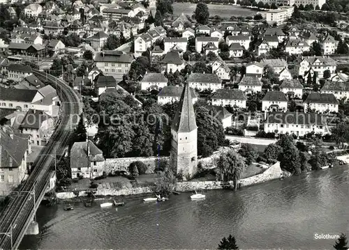 AK / Ansichtskarte Solothurn Fliegeraufnahme Kat. Solothurn