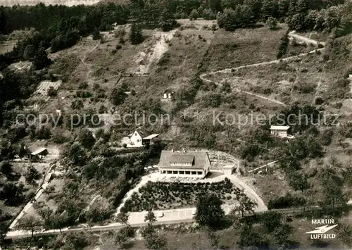 AK / Ansichtskarte Herrenberg Gaeu Fliegeraufnahme Hotel Auf der Hoeh Kat. Herrenberg