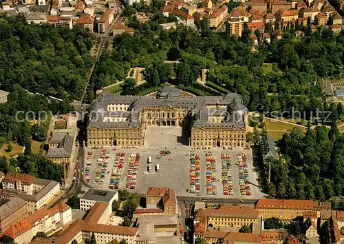 AK / Ansichtskarte Wuerzburg Residenz Fliegeraufnahme Kat. Wuerzburg