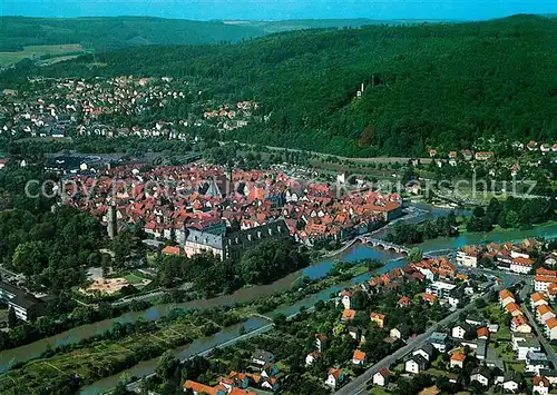 AK / Ansichtskarte Hann. Muenden Fliegeraufnahme Kat. Hann. Muenden