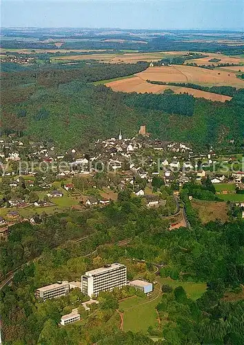 AK / Ansichtskarte Manderscheid Eifel Fliegeraufnahme mit Eifelsanatorium Kat. Manderscheid