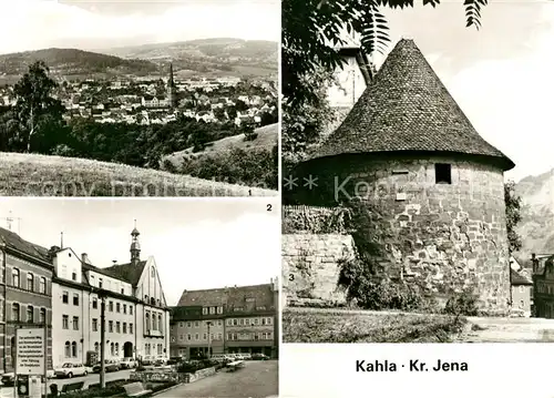 AK / Ansichtskarte Kahla Thueringen Markt Rathaus Turm Stadtmauer Kat. Kahla Thueringen