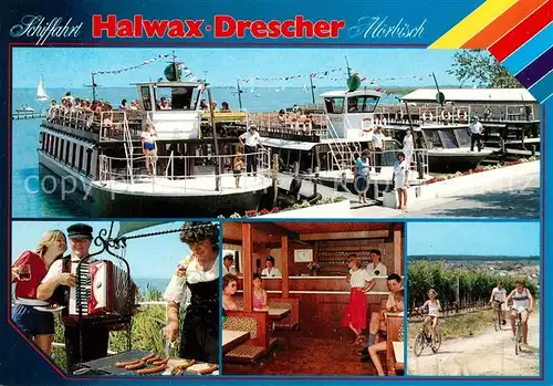 AK / Ansichtskarte Moerbisch See Schiffahrt Halwax Drescher Kat. Moerbisch am See