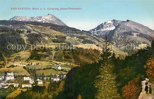 AK / Ansichtskarte Bad Gastein Blick von Erzherzog Johann Promenade Kat. Bad Gastein