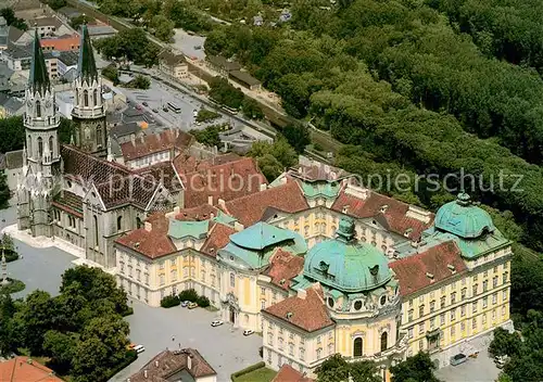 AK / Ansichtskarte Klosterneuburg Augustiner Chorherrenstift Fliegeraufnahme Kat. Klosterneuburg